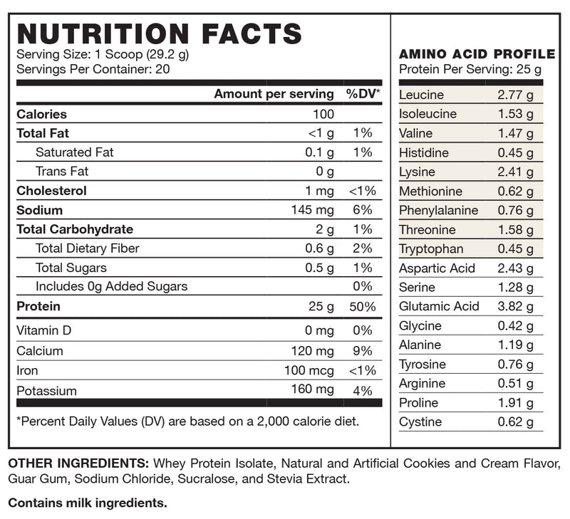 Whey Protein Isolate - 100% WPI - Delicious Flavors