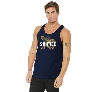 Men's Tank | Navy, White & Gold