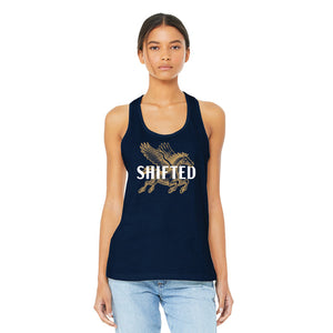 Women's Tank | Navy, Gold & White