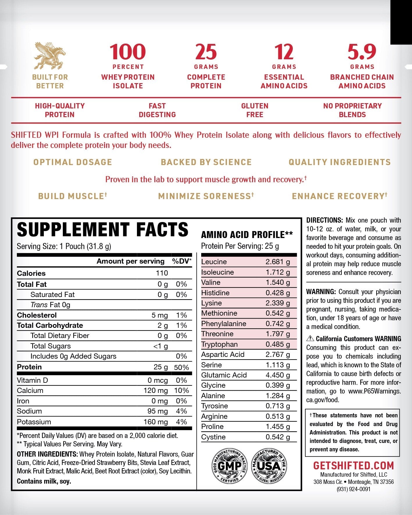 Naturally Sweetened Whey Protein Isolate with Monk Fruit & Stevia