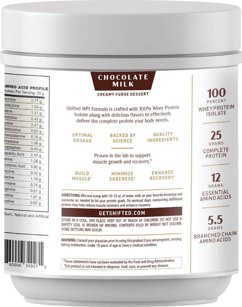 Whey Protein Isolate - 100% WPI - Delicious Flavors