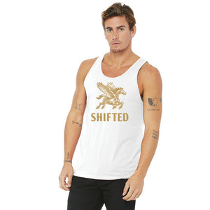 Men's Tank | White & Gold