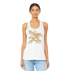 Women's Tank | White & Gold