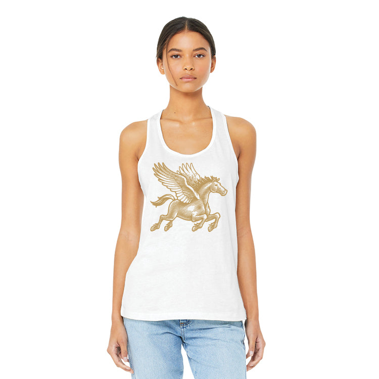 Women's Tank | White & Gold